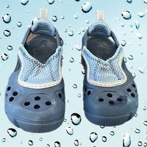 CROCS Kids Water Shoes - Blue and Gray